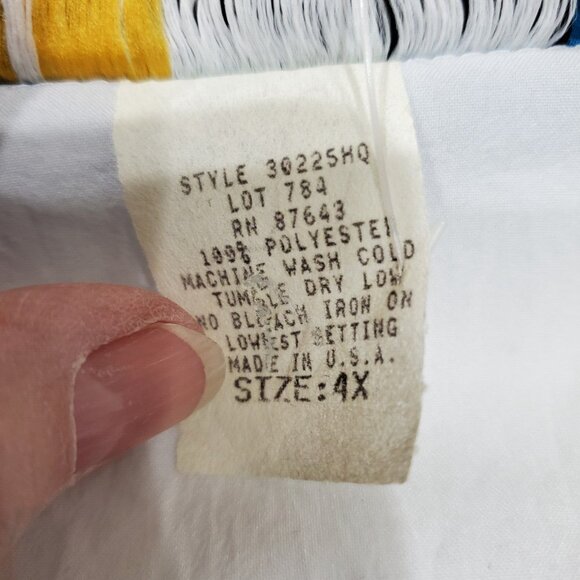 Silver Threads Windbreaker Jacket Women Plus Size 4X Blue White Full Zip Comfort - Picture 7 of 11